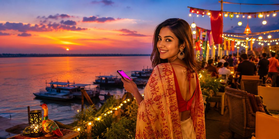 রাজশাহীতে পহেলা বৈশাখের উৎসবে মোবাইলে স্পোর্টস বেটিং ও পেমেন্ট করছেন একজন ব্যবহারকারী
